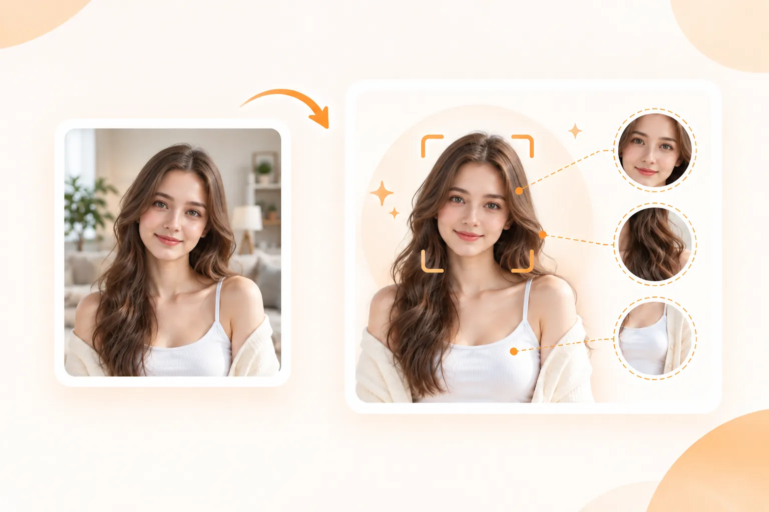 Caricamento della foto del personaggio target per il body swap