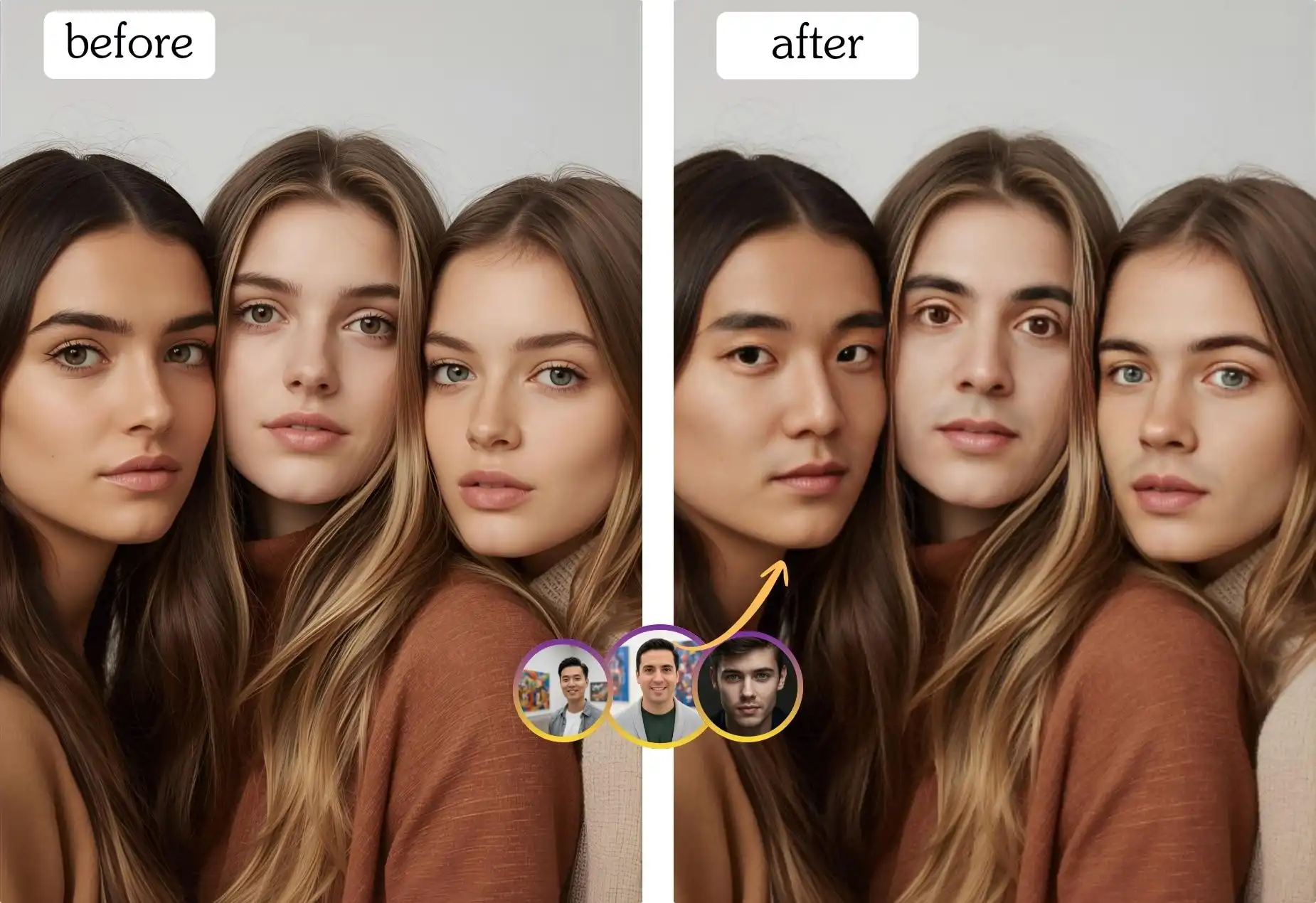 multiple face swap cover