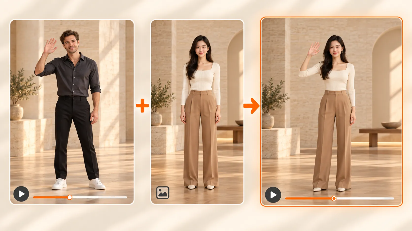 Transfer Hard to Describe Moves with AI Motion Transfer